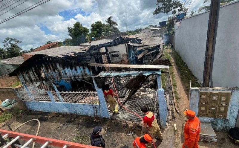 Ariquemes: Incêndio mata duas crianças em residência no Bairro São Luiz